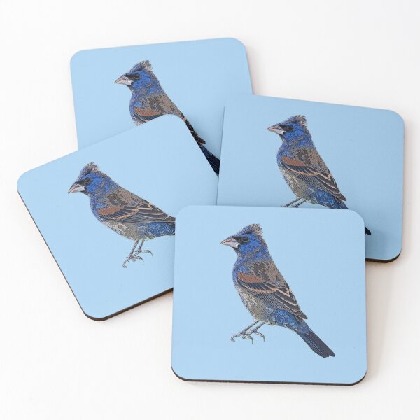 Item preview, Blue Grosbeak Color Design  designed and sold by designsasstultd.
