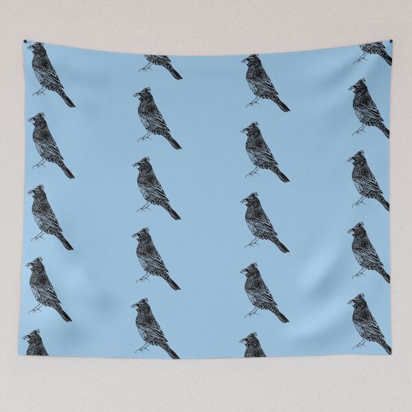 Item preview, Blue Grosbeak Black Design  designed and sold by designsasstultd.
