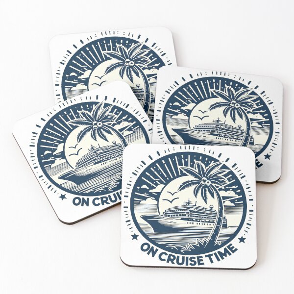 Item preview, On Cruise Time Summer Cruising Travel designed and sold by TomFrontierArt.