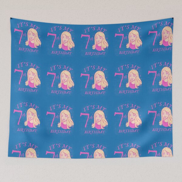 Item preview, It’s My 7th Birthday – Glamorous Pink Celebration designed and sold by Grin22.