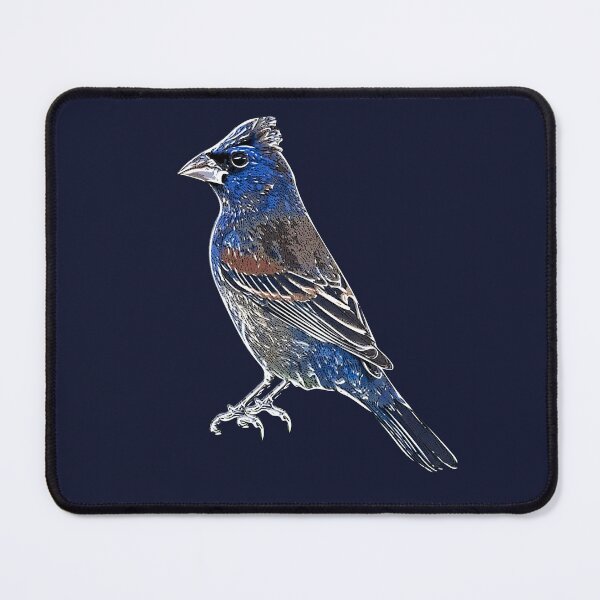 Item preview, Blue Grosbeak White Alternate Design  designed and sold by designsasstultd.