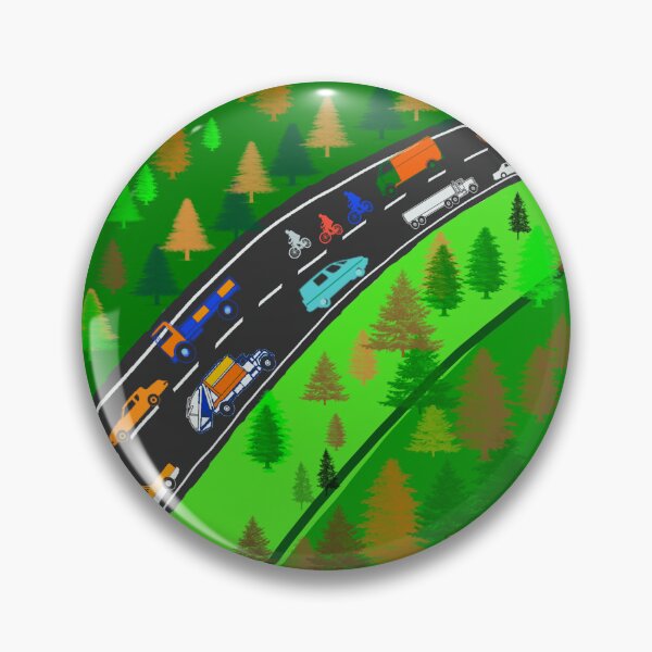 Item preview, Illusion of a traffic fantasy in a colorful landscape designed and sold by manoloshoping.