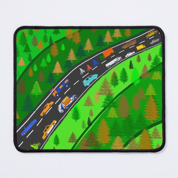 Item preview, Illusion of a traffic fantasy in a colorful landscape designed and sold by manoloshoping.