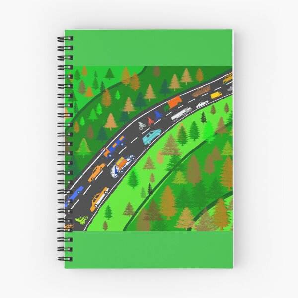 Item preview, Illusion of a traffic fantasy in a colorful landscape designed and sold by manoloshoping.