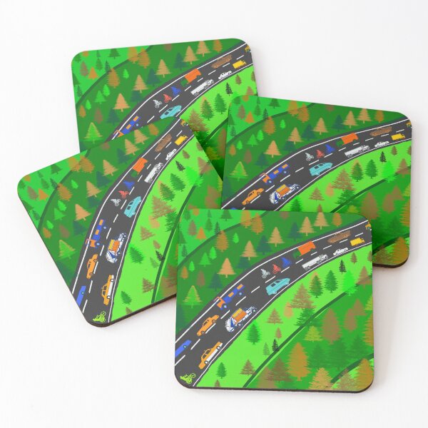 Item preview, Illusion of a traffic fantasy in a colorful landscape designed and sold by manoloshoping.