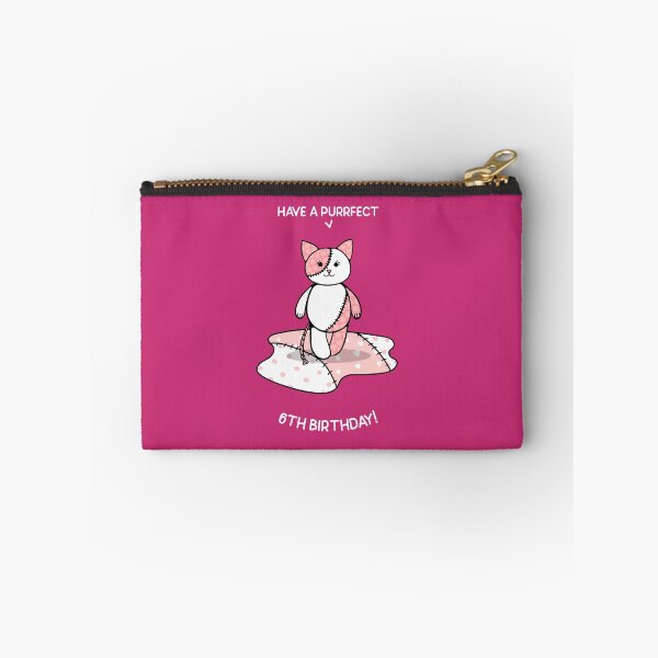 Item preview, Purrfect 6th Birthday – Cute Patchwork Cat Design designed and sold by Grin22.