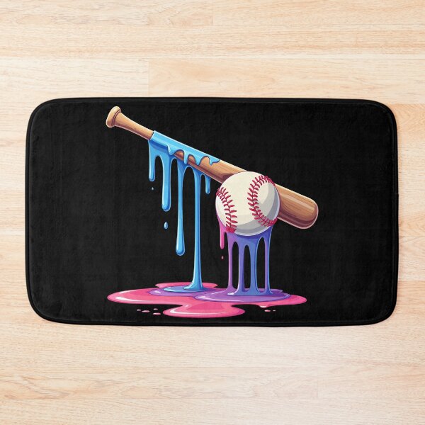 Item preview, Melting Baseball Bat Colorful Sports Art designed and sold by Quirky Shirts.