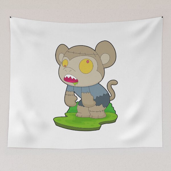 Item preview, Monkey Halloween Zombie designed and sold by Snabdesign84.