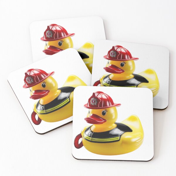 Item preview, Firefighter Duck – Brave Hero Duck designed and sold by StormArte.