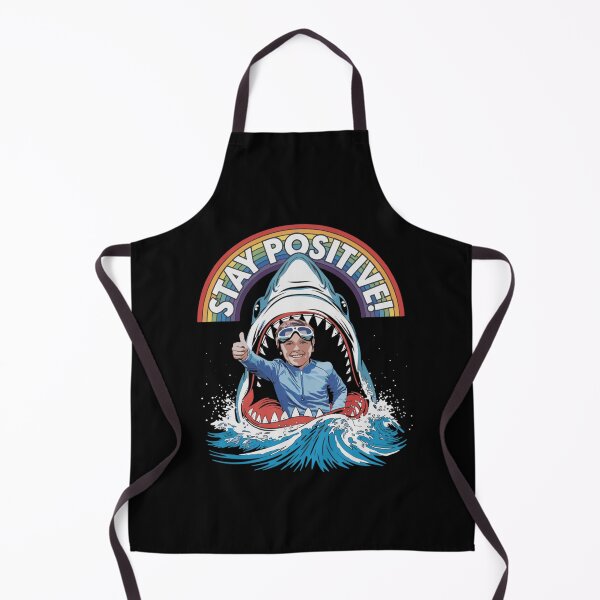 Item preview, Funny Stay Positive Shark Lover designed and sold by Vintagemashup.