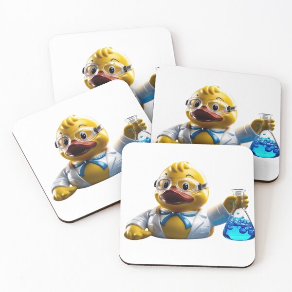 Item preview, Scientist Duck – Funny Science Rubber Duck designed and sold by StormArte.