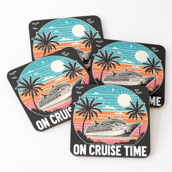 Item preview, On Cruise Time Summer Cruising Retro designed and sold by TomFrontierArt.