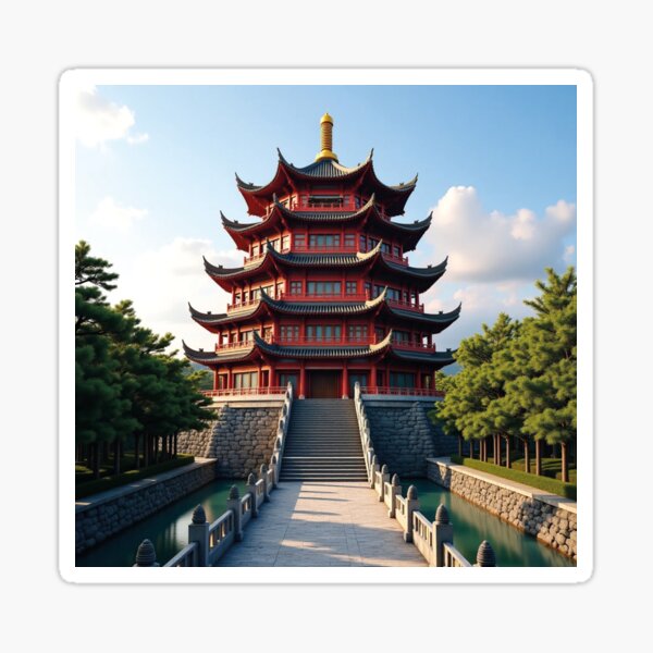 Aperçu de l'œuvre Château impérial chinois créée et vendue par MareoAnime.