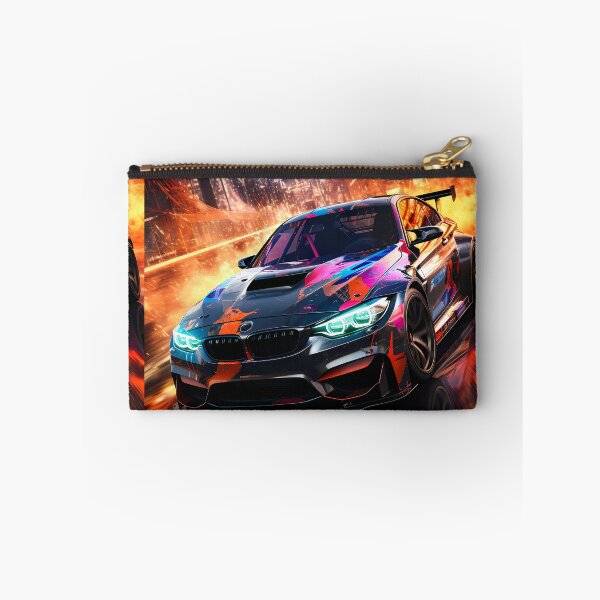 Item preview, Futuristic Sports Car In Neon Powered Urban Nightscap designed and sold by RevUpDesign.