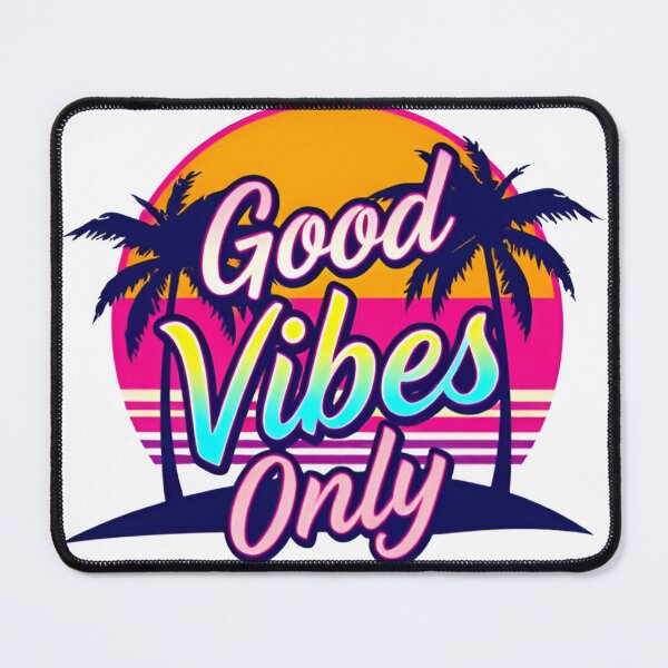 Item preview, Good Vibes Only Retro Neon  designed and sold by VegoStores.