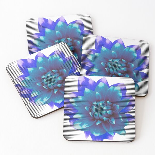 Item preview, Neon Lotus Flower Art designed and sold by tinkeybabes.