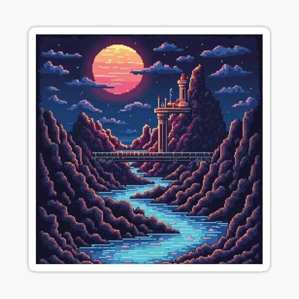Item preview, Pixel Art Underground landscape designed and sold by MareoAnime.