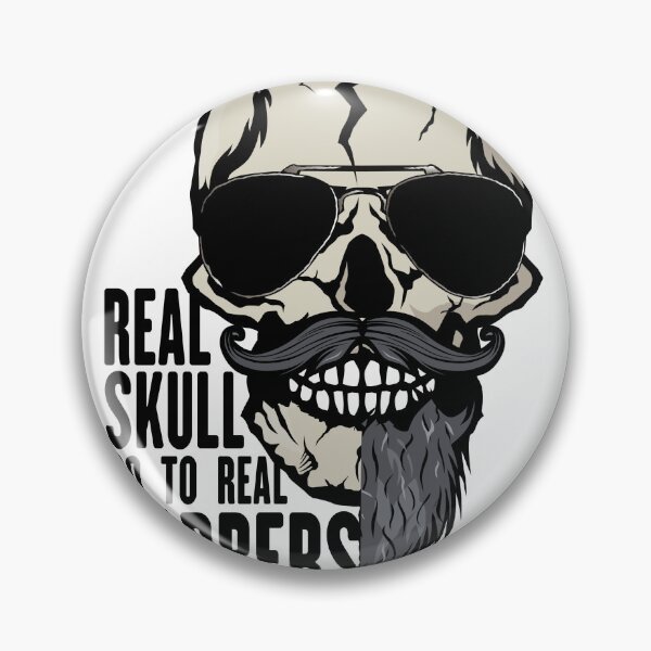 Item preview, skull real skull barbers hipster bearded mustache sunglasses beard skull designed and sold by Achille3777.