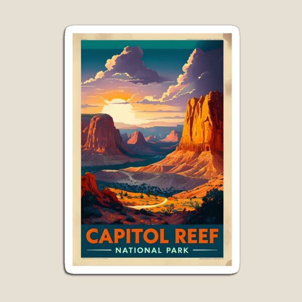 Item preview, Capital Reef National Park Poster designed and sold by SapphireBison.