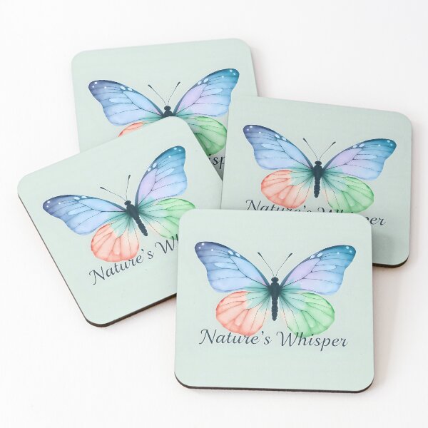Item preview, Nature Whisper Butterfly - Tri-Color Design designed and sold by Shirtastically.
