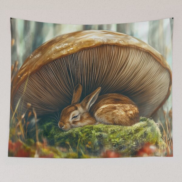 Item preview, Hidden Mushroom Sanctuary designed and sold by SporeandCanvas.