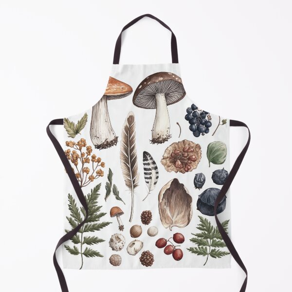 Item preview, Forest Treasures Watercolor designed and sold by SporeandCanvas.