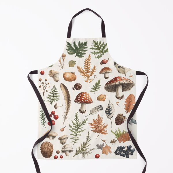 Item preview, Woodland Finds in Watercolor designed and sold by SporeandCanvas.
