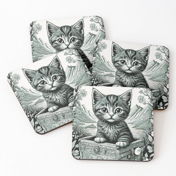Item preview, Kitty Lilly Blue designed and sold by Anamcaradivine.