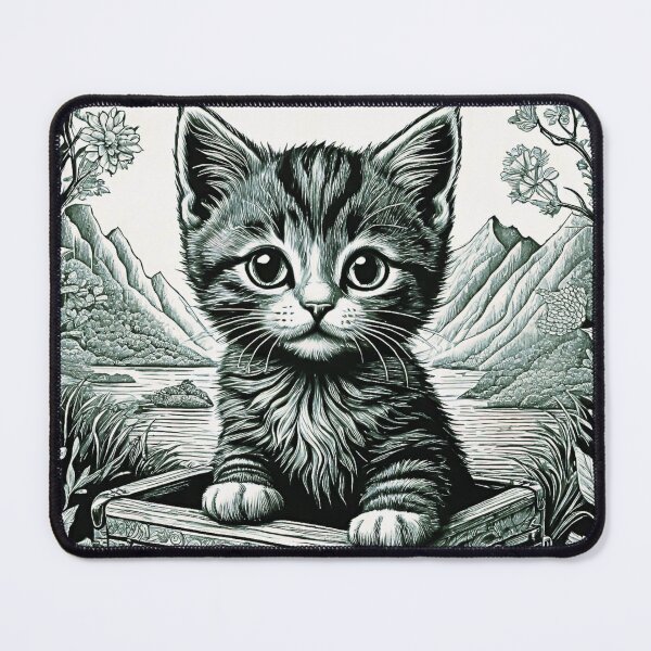 Item preview, Kitty Lilly Blue designed and sold by Anamcaradivine.