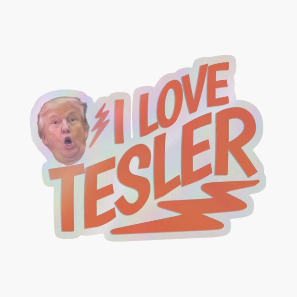 Item preview, I LOVE TESLER  designed and sold by PopCultureArtShop.