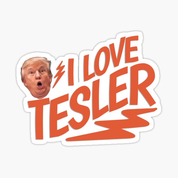 Item preview, I LOVE TESLER  designed and sold by PopCultureArtShop.