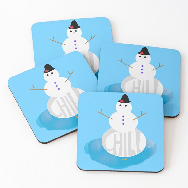 Item preview, Chill, Snowman. Be Still, Snowman. (Blue Background) designed and sold by MoePark.