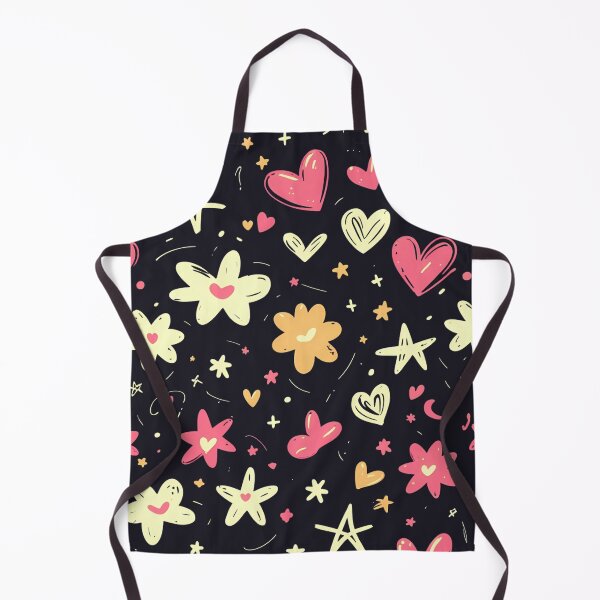 Item preview, Cute Hand-Drawn Hearts & Flowers – Playful Pattern designed and sold by M22--.