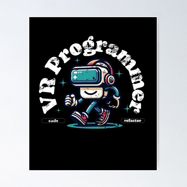 Item preview, Vr programmer code retro refactor happy computer Retro Vintage designed and sold by Jeangel97.