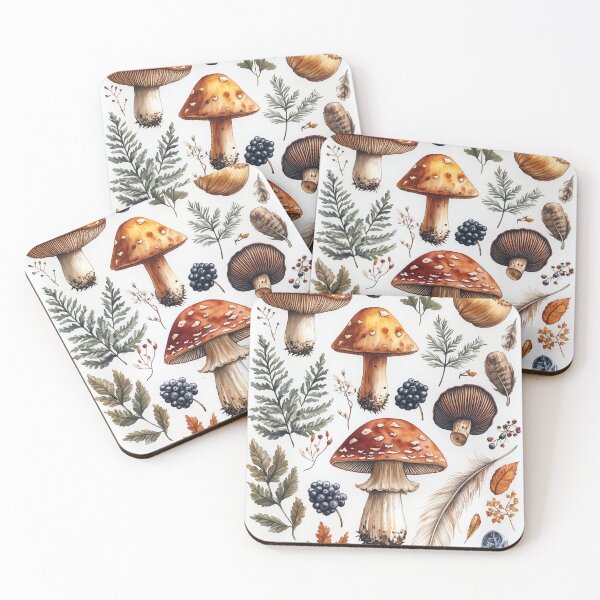 Item preview, Mushrooms and Tiny Wonders designed and sold by SporeandCanvas.