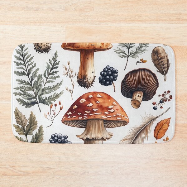 Item preview, Mushrooms and Tiny Wonders designed and sold by SporeandCanvas.