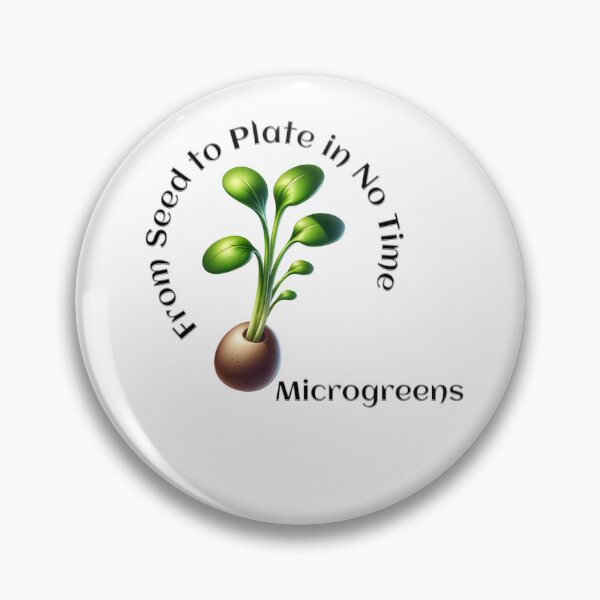 Item preview, From seed to plate in no time  Microgreens designed and sold by absurditeestore.