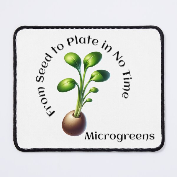Item preview, From seed to plate in no time  Microgreens designed and sold by absurditeestore.