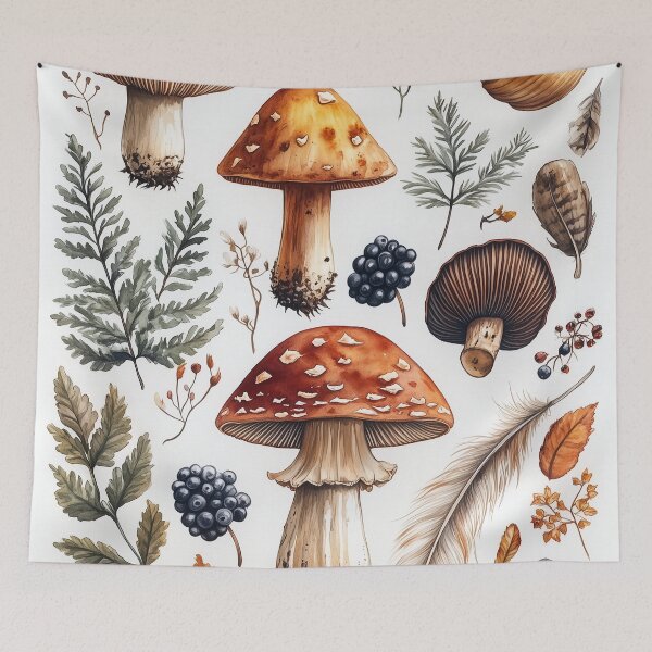 Item preview, Mushrooms and Tiny Wonders designed and sold by SporeandCanvas.
