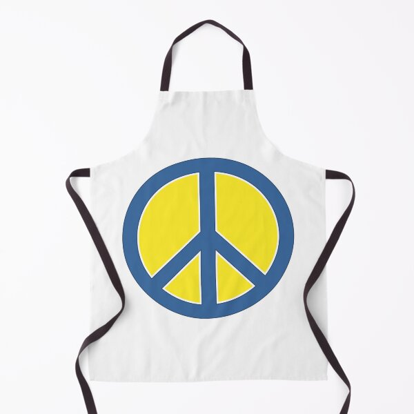 Item preview, Pro Ukraine Peace Sign Symbol - Blue and Yellow - Stand with Ukraine designed and sold by MoePark.