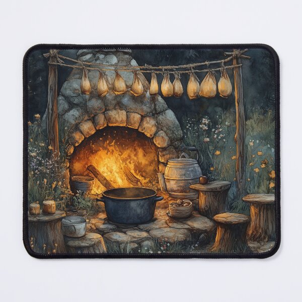 Item preview, Woodland Treasures Watercolor designed and sold by SporeandCanvas.