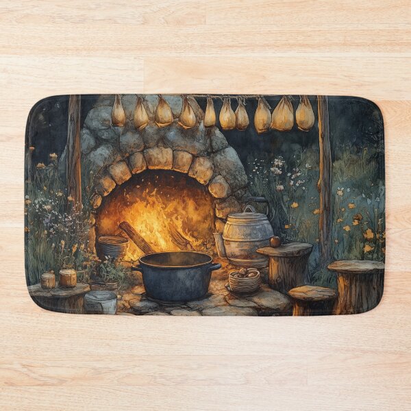 Item preview, Woodland Treasures Watercolor designed and sold by SporeandCanvas.