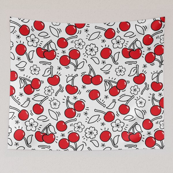 Artikelvorschau, Pop Art Cherries entworfen und verkauft von catsandmore.