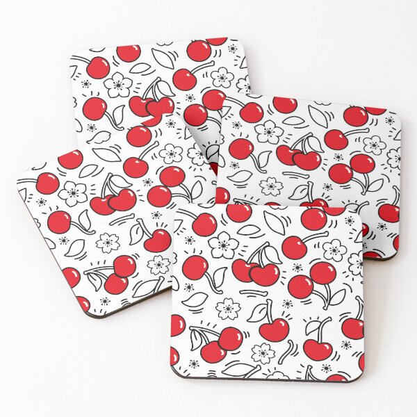 Artikelvorschau,  Pop Art Cherries entworfen und verkauft von catsandmore.