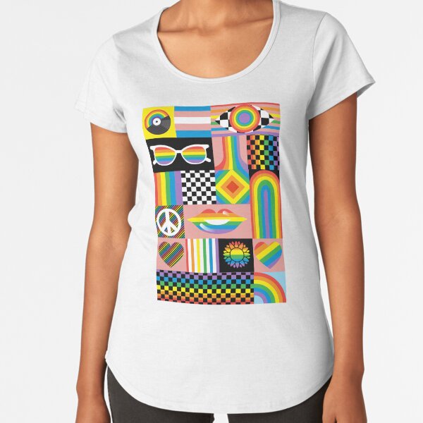 Artikel-Vorschau von LGBTQIA Lustiges und farbenfrohes Musterdesign mit Typografie, designt und verkauft von Jdawnink.