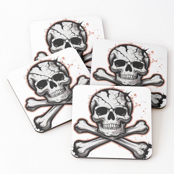 Item preview, Skull Crossbones Gothic Punk Rock Edgy designed and sold by ByKaleido.