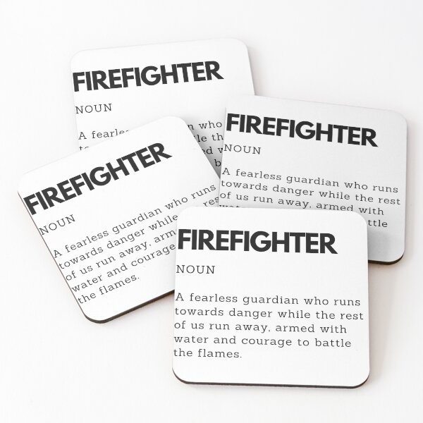 Item preview, Funny Firefighter Definition – Heroic & Brave Humor designed and sold by PakoArtStudio.