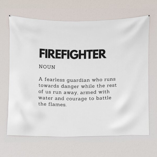 Item preview, Funny Firefighter Definition – Heroic & Brave Humor designed and sold by PakoArtStudio.