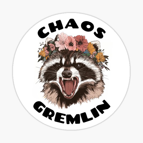 Item preview, Chaos Gremlin Raccoon designed and sold by mirror circus.