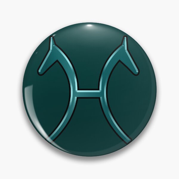 Item preview, Teal Hanoverian Warmblood Horse Brand designed and sold by DappledMoon.